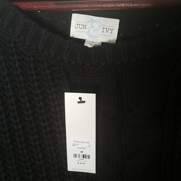 Francesca's Cable Knit Sweater - Picture 4 of 6